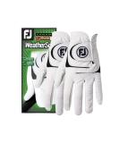 FootJoy Men's WeatherSof Golf Gloves 2-Pack (White, Medium Left) - Premium Quality Gloves for Ultimate Golf Performance - Buy Online on GoSupps.com