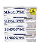 Sensodyne Advanced Whitening Toothpaste 6.5 oz - 4-Pack | Dental Care Set - Buy Online on GoSupps.com