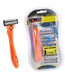 Premium Shaving Razors for Women and Men - 6+1 Razor Blade Refills in Yellow for a Smooth Shave | International Shipping Available - Buy Online on GoSupps.com