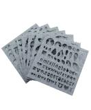 NX Garden 7pcs Woolen Felting Mold Set - DIY Craft Stencil Applique Beginner Kit - Light Gray Woolcraft Supply - Buy Online on GoSupps.com
