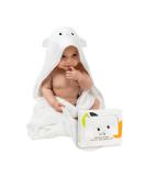 JM Organic Bamboo Hooded Baby Towel - Hypoallergenic & Absorbent - Perfect Baby Gift Set - Buy Online on GoSupps.com