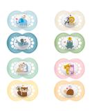 MAM Original Classic Baby Pacifiers 6+ Months (2 Pack) | Symmetrical Silicone Anatomical Design Box & Sterilization Included - International Shipping - Buy Online on GoSupps.com