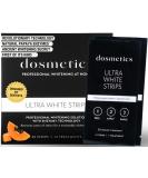 Ultra Teeth Whitening Strips with Papain - 28 Piece Sensitive Formula for Reduced Sensitivity | Non-Slip Whitening Strips for Coffee & Wine Stains | 14 Applications - Buy Online on GoSupps.com