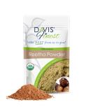 Davis Finest Organic Reetha Soap Nuts Powder 250g - Ayurvedic SLS-Free Shampoo for Deep Cleansing & Dry Itchy Scalp - International Shipping - Buy Online on GoSupps.com