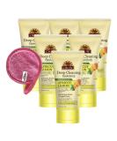 Buy Nourishing Apricot & Lemon Facial Scrub - 6 Oz Exfoliator for Radiant Skin | Travel Size with Moofin Makeup Cleansing Cloth - International Shipping Available - Buy Online on GoSupps.com