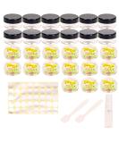 27 Pack Black 5ml Jars with Lids - Empty Lip Balm & Cream Jars for DIY - Ideal for Travel & Storage - Buy Online on GoSupps.com