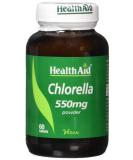 HealthAid Chlorella 550mg 60 Tablets - Natural Detox and Immune Support - Buy Online on GoSupps.com