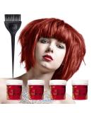 Buy Set of 4 Directions Hair Colour Comb Tint - Poppy Red 88ml | International Shipping Available - Buy Online on GoSupps.com