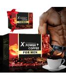 X Power Coffee X-Power Coffee for Men Maca Coffee for Men X Power Coffee for Men Ginseng Maca X Power Coffee for Men Herbal Supplement Coffee Energy Maca Instant Coffee for Men (1 BOX) - Buy Online on GoSupps.com