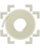 Child protection for furniture from B b Earth |Baby and child safety set with 6m edge protection and 8 corners from foam |For table chest of drawers and much moreFree door stopperPearly white - Buy Online on GoSupps.com