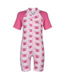 Juicy Bumbles Baby Swimsuit - Short Sleeve Toddler One Piece Swimming Costume (6 Months - 5 Years) - Crab Design - Buy Online on GoSupps.com
