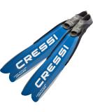 Cressi Gara Modular Impulse Fins for Freediving | Made in Italy | EU 40/41 | US Men 7.5/8 | US Women 8.5/9 - Blue - Buy Online on GoSupps.com