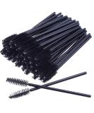 50 PCS Disposable Eyelash Brushes Mascara Wands - Black - Cosmetic Makeup Tool Kit - Buy Online on GoSupps.com