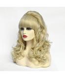 Rugelyss Long Wavy Blonde Wig - Big Bouffant Beehive Style for Women | Perfect for 80s Costume or Halloween Party - Buy Online on GoSupps.com