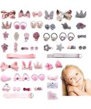 54 PCS Baby Hair Clips Set | VEGCOO Hair Barrettes for Girls | Hair Accessories for Toddlers, Kids, Children | Birthday & Christmas Gift - Buy Online on GoSupps.com