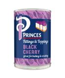 Princes Black Cherry Fruit Filling Tin 410g - Delicious and Versatile for Baking and Cooking (Q) - Buy Online on GoSupps.com