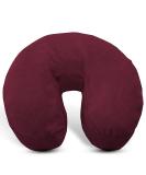 London Linens Premium 100% Cotton Flannel Massage Face Cradle Cover - Extra Thick, 4 Burgundy Pieces - Buy Online on GoSupps.com