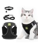 Neuwehe Cat Dishes with Leash Set - Adjustable Soft Cat Bowls with Cat Neck Band for Small Dogs & Big Cats (Black Size S) - Outbreak-Proof & Durable - Buy Online on GoSupps.com