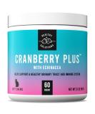 Cranberry Chews for Cats - UTI, Bladder, Kidney & Urinary Tract Support - 60 Soft Treats with Cranberry Extract, Echinacea & Vitamin C - Buy Online on GoSupps.com