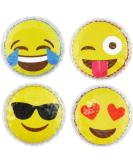 FOMI Care Kids Emoji Boo Boo Ice Packs (4 Pack) - Fun Gel Bead Wraps for Pain Relief | Reusable 4 Inch Hot/Cold Packs for Kids Injuries, Headaches, Tired Eyes - Buy Online on GoSupps.com