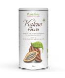 Organic Vegan Cocoa Powder from Ghana - Sugar-Free Baking & Drinking Chocolate | Pureeraw 180g - Buy Online on GoSupps.com