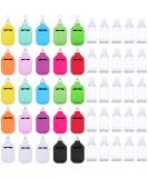 Duufin 50-Piece Empty Travel Size Bottle Hand Sanitizer Holders Set with 25 Holders and 25 Flip Cap Bottles - Buy Online on GoSupps.com
