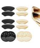 Daily Treasures Heel Pads & Foot Cushions - Reusable Anti-Slip Inserts for Shoes | Comfort for Men & Women | Blister Protection (Apricot & Black - Buy Online on GoSupps.com