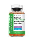 Adult Daily Multivitamin Gummy with Vitamins C & Zinc | Immune & Energy Support for Men & Women | Non-GMO & Gluten-Free - Buy Online on GoSupps.com