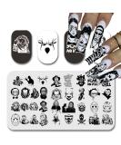 Halloween Nail Stamping Plate & Kit | Scary Movie Characters | DIY Horror Nail Art for Women & Girls - Buy Online on GoSupps.com