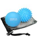 Resulting Lacrosse & Hedgehog Ball Massage Set for Plantar Fasciitis | Deep Tissue Foot & Trigger Point Relief - Blue - Buy Online on GoSupps.com
