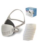 Tesoro Moda Reusable Respirator Mask with 7 Filters  Half Mask Respirator for Woodworking Welding Polishing Painting and Work Protection  Comfortable Quick-Release Headband and Dual Filtration - Buy Online on GoSupps.com