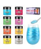 RoizeFar Edible Glitter Set - 8 Colors Tasteless Powder for Cakes & Drinks | Perfect for Easter Christmas Oktoberfest & Cocktails - Buy Online on GoSupps.com