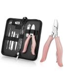 Pink Toenail Clippers for Thick and Ingrown Nails - Professional Podiatrist Kit for Men, Women, Elderly - Heavy Duty Nail Scissors for Toenail Treatment - Buy Online on GoSupps.com