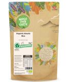 Wholefood Earth Organic Arborio Rice 1kg - GMO Free, Vegan, Certified Organic - Buy Online on GoSupps.com
