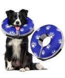 FWLWTWSS Inflatable Dog & Cat Recovery Collar | Adjustable Protective Neck Collar for Post-Operation Care | Leak-Proof Design | Fits Neck Sizes 30.5cm - 45.7cm - Buy Online on GoSupps.com