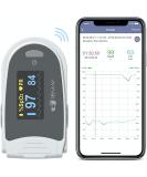 EMAY Sleep Oxygen Monitor with App for iPhone & Android | Track Blood Oxygen Saturation & Heart Rate | Professional Report | Memory Up to 40 Hours - Buy Online on GoSupps.com