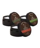 Hemp Seed Skin Butter Trio - Vegan Body Moisturizer | Guavalava Isle of You & Naked in the Woods | 8 oz | Hemp Seed Oil Jojoba Oil Shea Butter - Buy Online on GoSupps.com