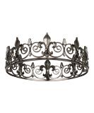 SWEETV Gothic King Crown - Metal Tiara for Men | Goth Prince Party Hat & Halloween Costume Accessory - Buy Online on GoSupps.com