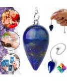 Buy Lapis Lazuli Esoteric Oracle Pendulum for Radiesthesia - International Shipping Available - Buy Online on GoSupps.com