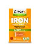 Vitron-C High Potency Iron Supplement with 125 mg Vitamin C - 60 Count - Buy Online on GoSupps.com