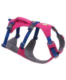 RUFFWEAR Flagline XS Reflective Dog Harness with Handle | Lightweight & Adjustable | Alpenglow Pink - Buy Online on GoSupps.com