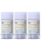 A La Maison de Provence Natural Aluminum-Free Deodorant 3 Pack - Fresh Sea Salt Scent | French Milled Formula | Long Lasting, Safe, and Effective | Free of SLS, Parabens, Sulfates - 2.4 oz - Buy Online on GoSupps.com