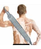 Inmorven 100cm Back Brush Shower & Body Scrubber - Long Handle Massage Brush for Thorough Body Cleaning (Gray) - Buy Online on GoSupps.com