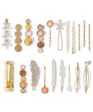 Meihayi 20 PCS Pearl Hair Clips Set - Fashion Acrylic Resin Barrettes for Women - Stylish Hairpins for Party & Wedding Styling - Buy Online on GoSupps.com