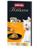 Animonda of the finest snack cream - delicious cat snack with a tender chicken and nutritious cat grass in practical freshbits - 6 x 15 g chicken 90 ml (1 Pack) - Buy Online on GoSupps.com