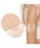 Freestyle Adhesive Patches 25Pack Waterproof Libre2/3 Sensor Covers Flesh Flexible CGM Patches Without Glue in The Center-Enlite-Guardian-Freestyle Libre 14 Day Sensor Patches Tan 25 Count (Pack of 1) - Buy Online on GoSupps.com
