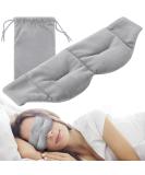 Weighted Sleep Mask for Pain Relief - Cooling Eye Mask for Headaches Migraines Sinus Pain & Puffy Eyes - Light Blocking Cotton Eye Cover - Buy Online on GoSupps.com