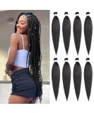 Xtrend 8 Packs 30 Inch Long Pre Stretched Braiding Hair EZ Braiding Hair Extensions for Box Braids Hot Water Setting Soft Yaki Texture Kanekalon Crochet Hair Extensions for Braiding 30 Inch (Pack of 8) 1B# - Buy Online on GoSupps.com