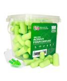 100 Pcs Soft Foam Ear Plugs - Noise Cancelling Disposable for Sleeping Travel Shooting & More | Shuaiguoqi Green Earplugs - Buy Online on GoSupps.com