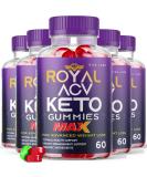 (5 Pack) Royal Keto Gummies - Organic Apple Cider Vinegar Gomitas for Weight Loss - Extra Strength Formula for Men and Women - 300 Gummies - Buy Online on GoSupps.com